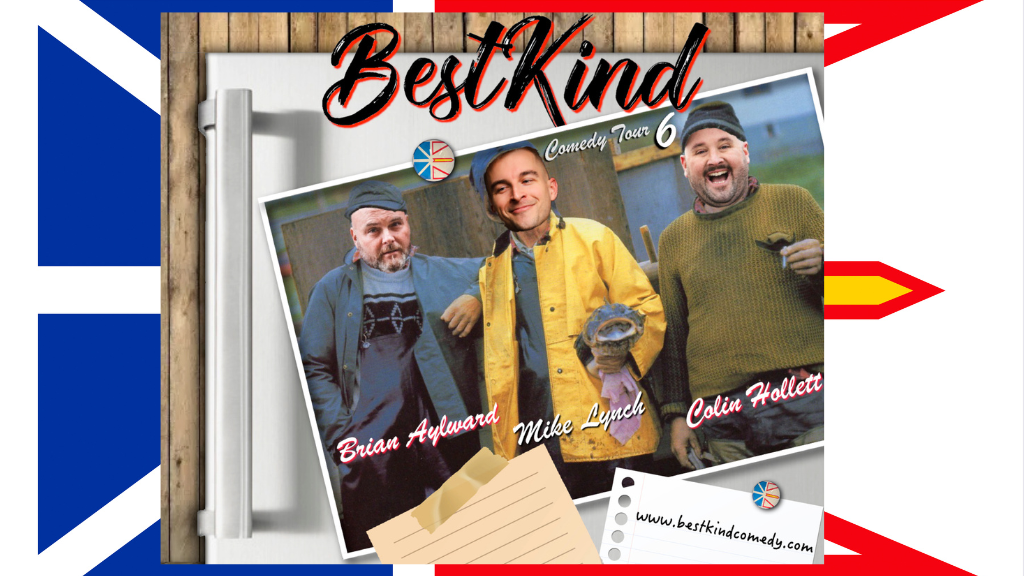 Best Kind Comedy Tour 2024 Train Wreck Comedy Kelowna Curling Club October 26, 2024.