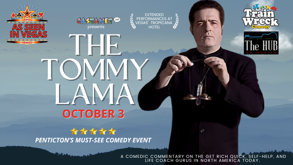 Train Wreck Comedy in Penticton October 3 at The HUB on Martin with The Tommy Lama presented by Castanet.net